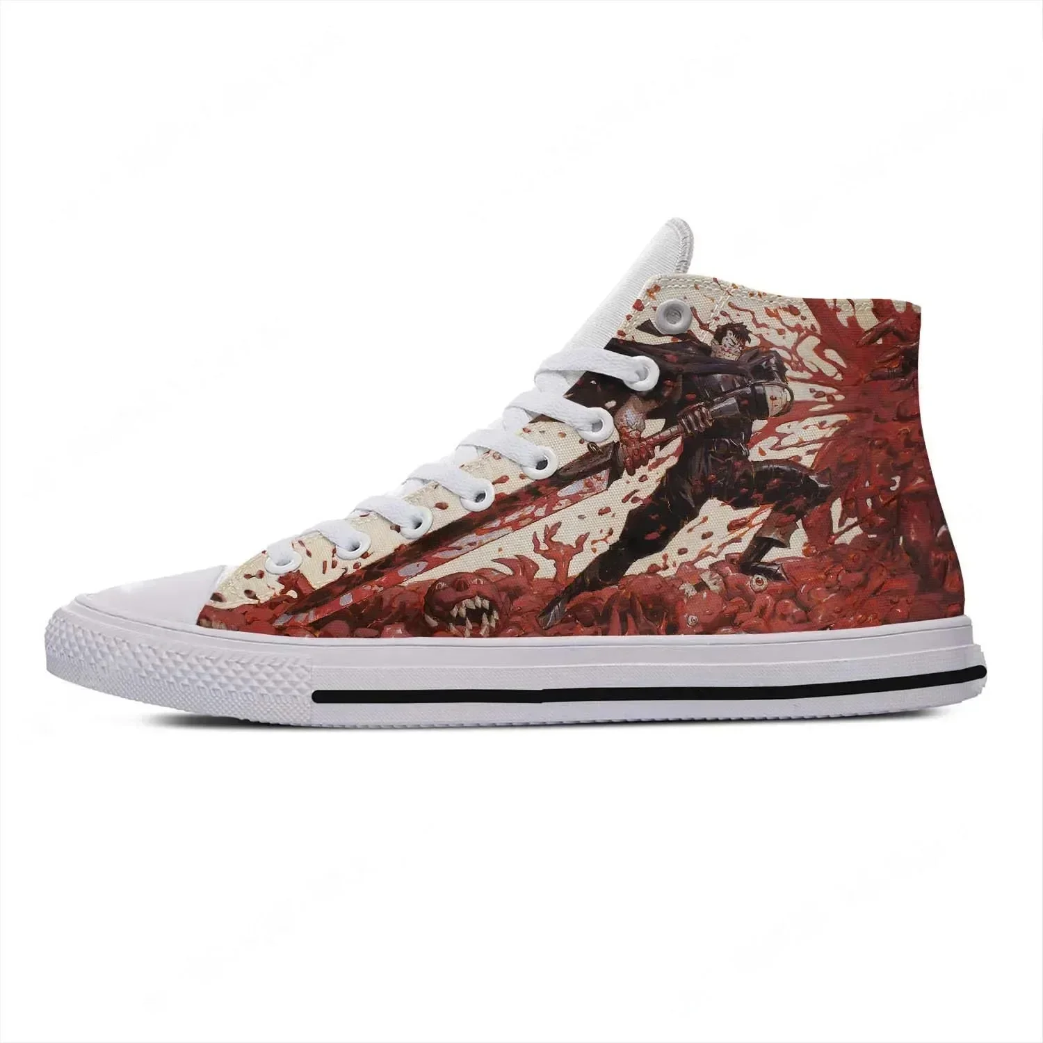 Men'S Fashion Running Shoes - Anime Berserk Guts High Top Sneakers