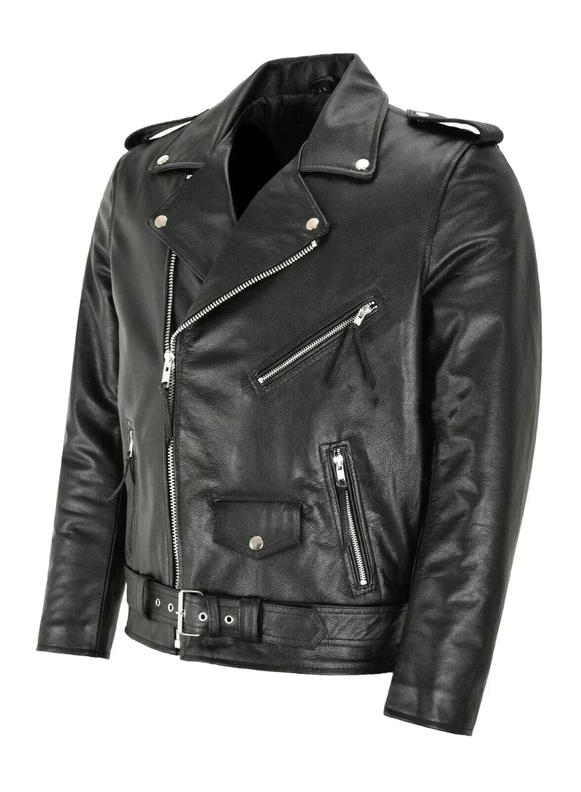 Men'S Fashion Leather Jacket - 2026 Men Leather Jacket Motorcycle Fashion