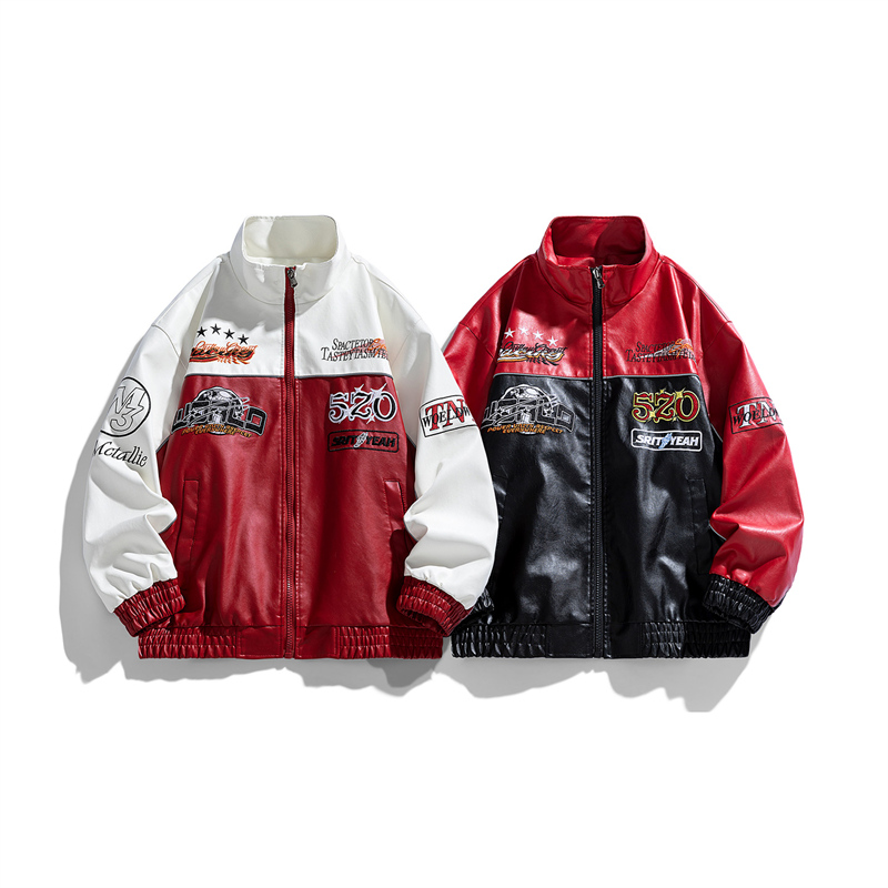 Men'S Fashion Leather Jacket - Trend Handsome Winter Outdoor Leisure Imitation