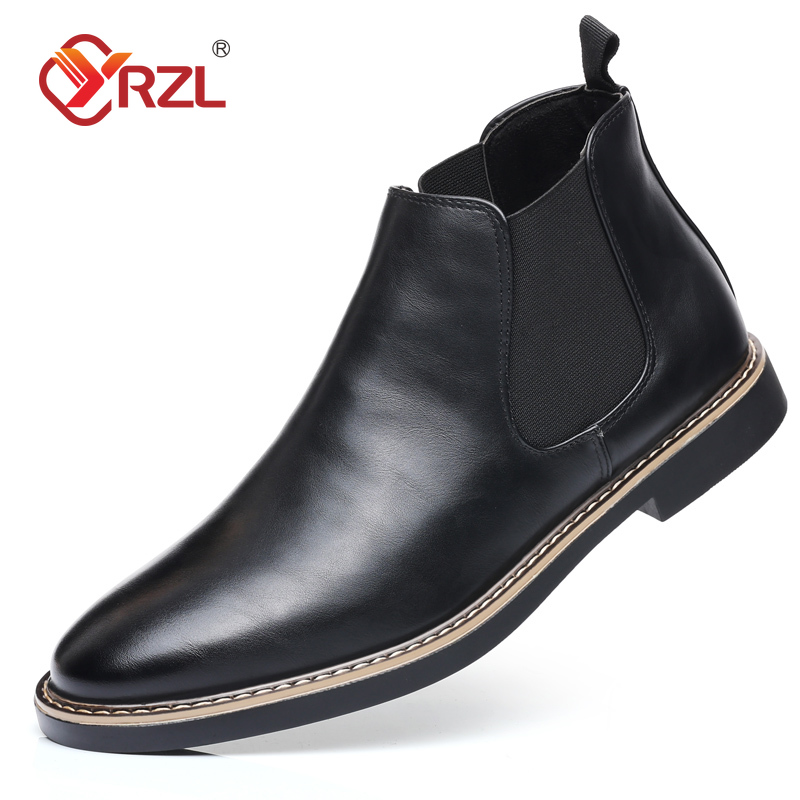 Mens Fashion Autumn 2025 - YRZL 39~47 Men Chelsea Boots Brand