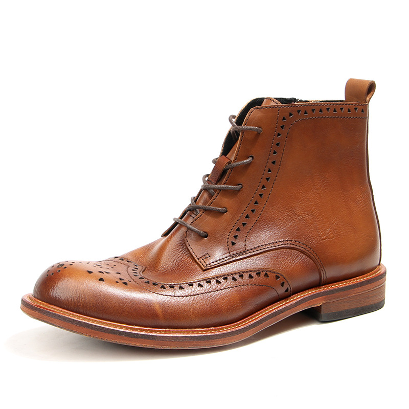 Mens Fashion Autumn 2025 - Vintage Mens Ankle Chelsea Boots Luxury