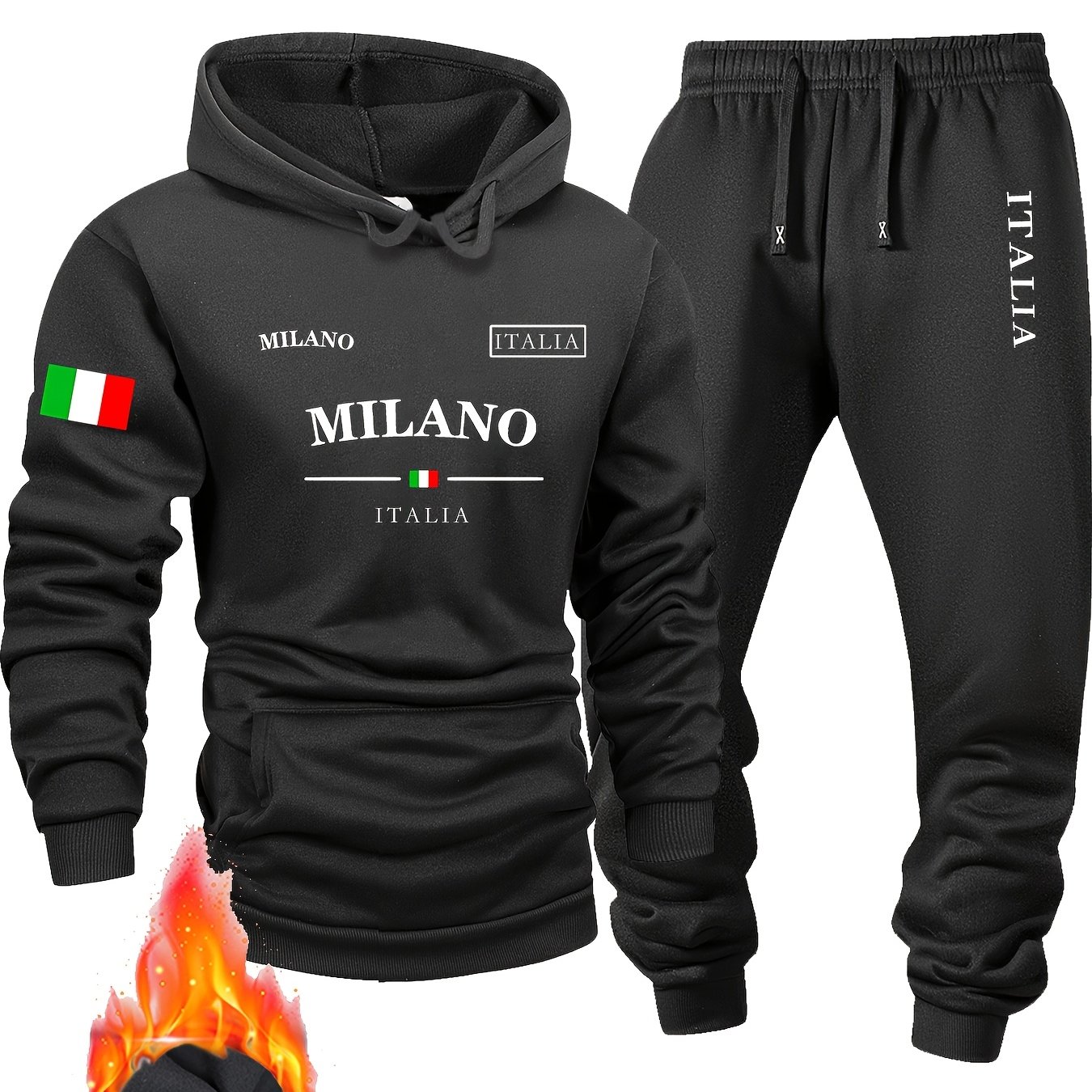 Milan Men'S Fashion - Men's new spring fashion sports hoodie