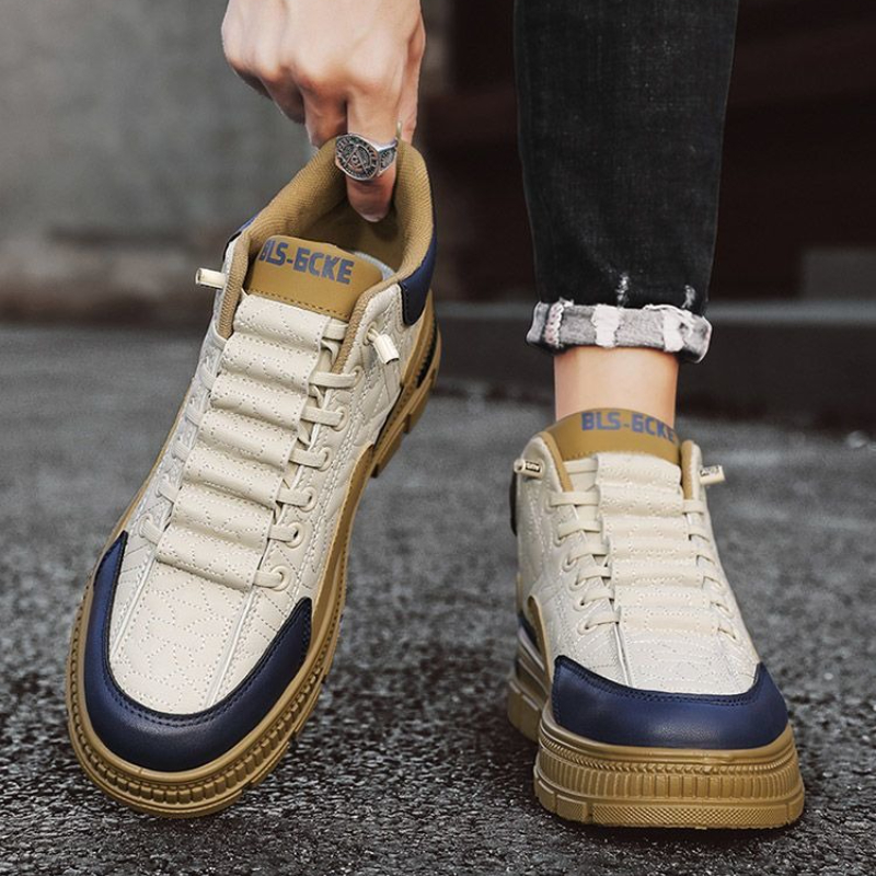 Mens Fashion Autumn 2025 - Slip-On Platform Men's Boots Spring Autumn
