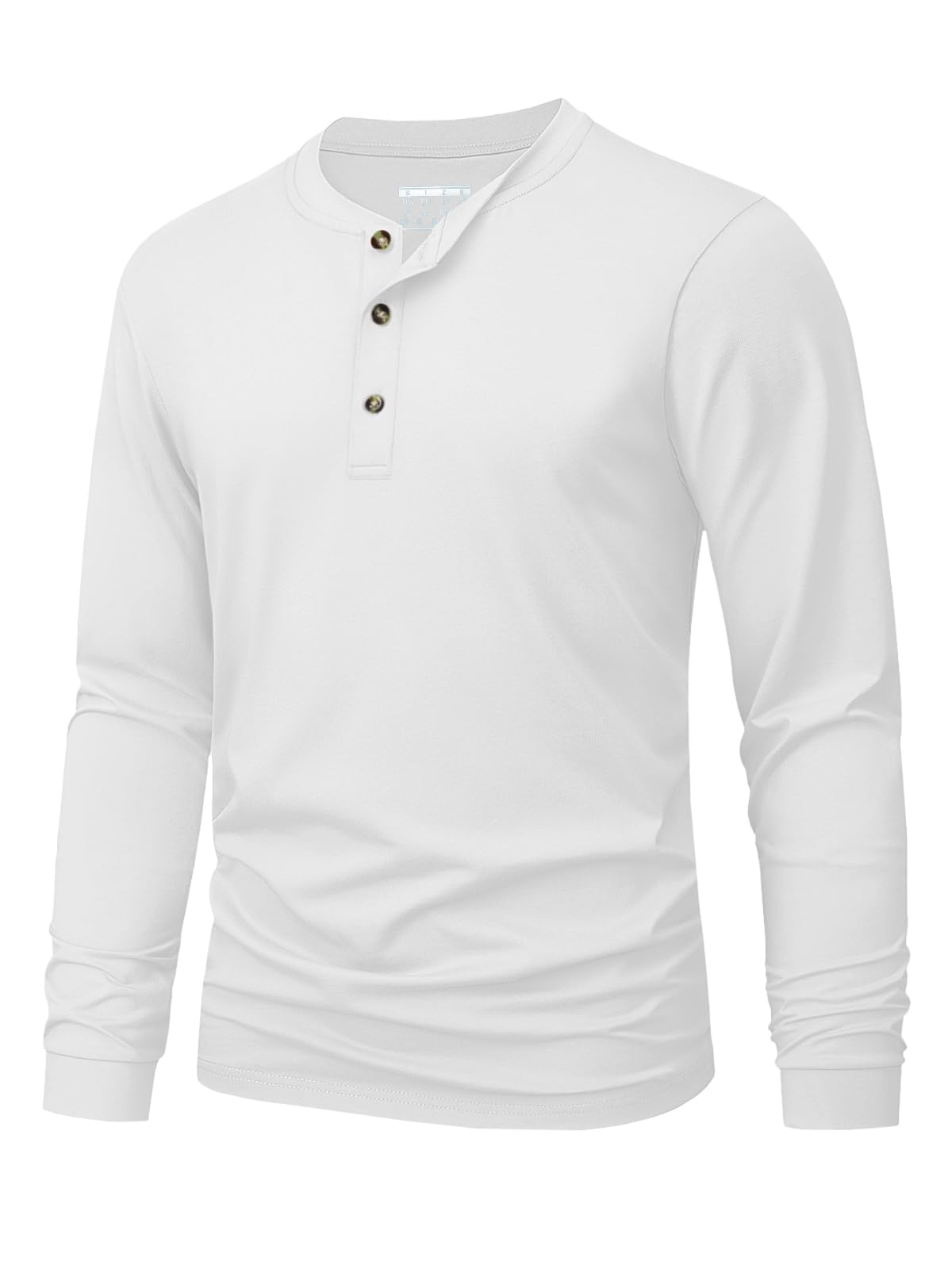 Mens Fashion Casual - Men's Henley T-Shirt Simple Solid Color