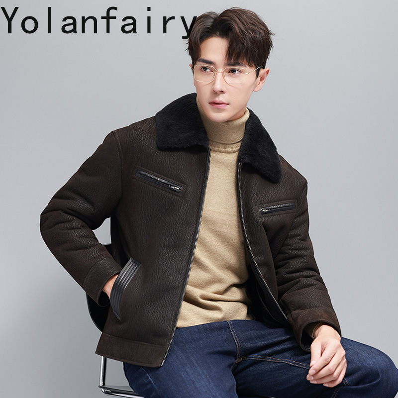 YOLANFAIRY Vintage Fashion Nat - Men'S Fashion Leather Jacket recension och pris