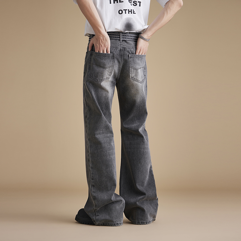 Men Korean Streetwear Vintage  - Men'S Fashion Jeans And Boots recension och pris