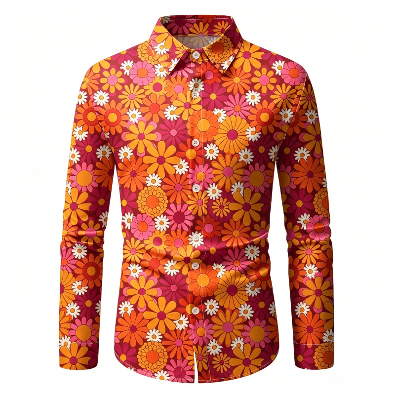 2026 New Fashion Men's Shirt P - Mens Fashion Casual recension och pris