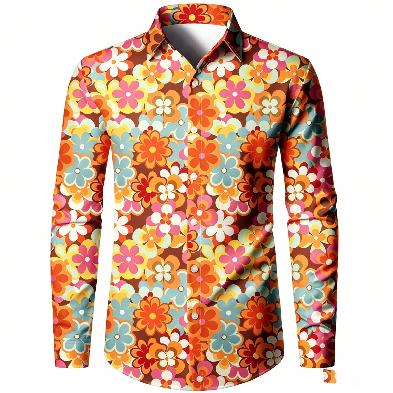 2026 New Fashion Men's Shirt P - Mens Fashion Casual recension och pris
