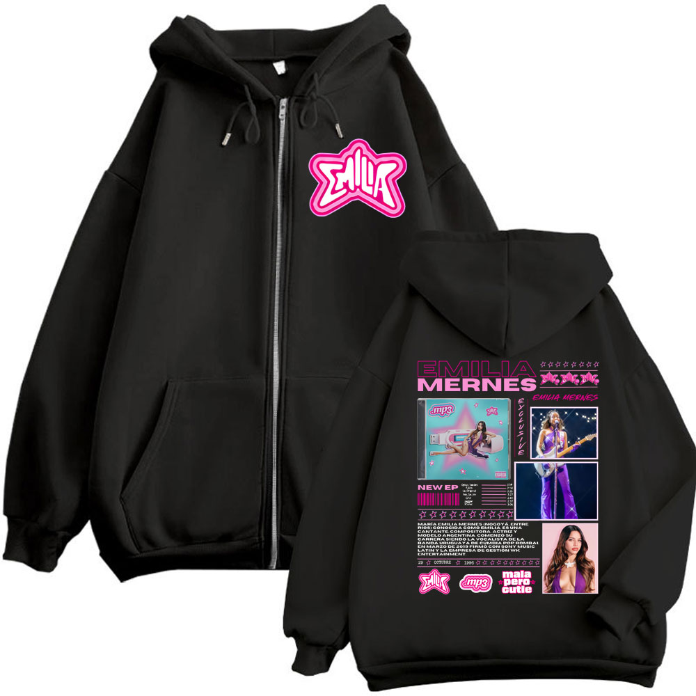Emilia Mernes MP3 Album Merch  - Mens Fashion Zip Up Hoodies recension och pris