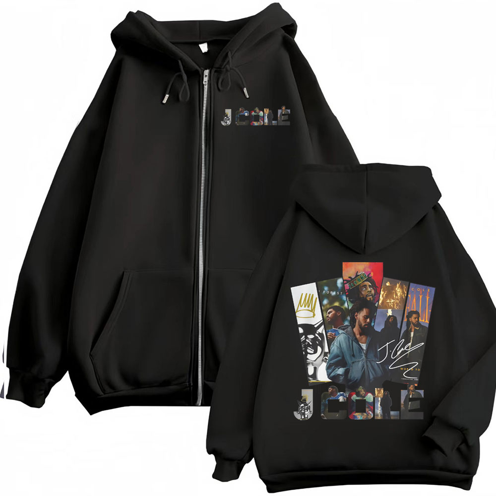 J. Cole The Fall Off Album 202 - Mens Fashion Zip Up Hoodies recension och pris