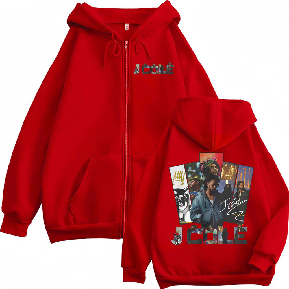 J. Cole The Fall Off Album 202 - Mens Fashion Zip Up Hoodies recension och pris