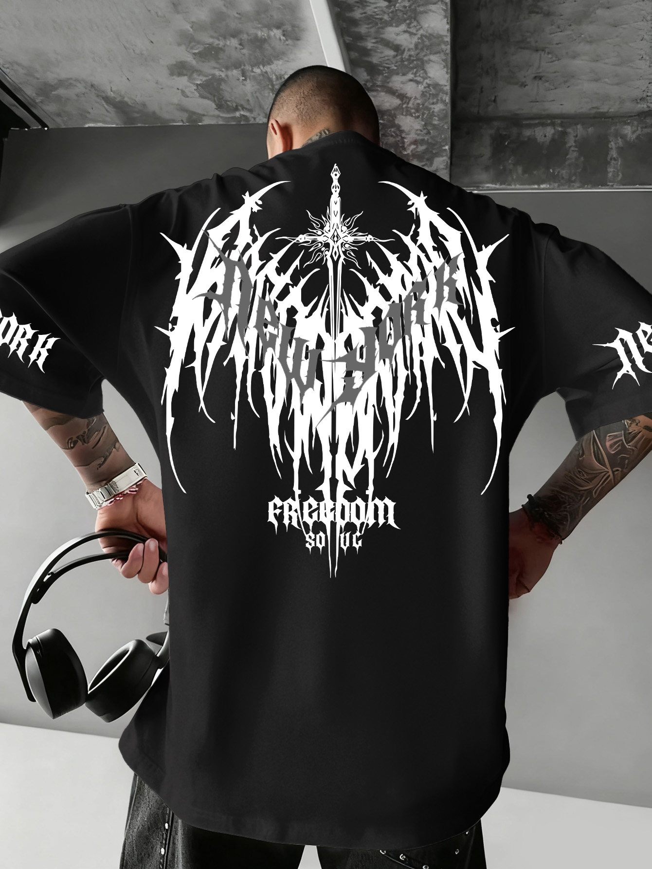 Men's Hip Hop Short Sleeve Tee - York Men'S Fashion recension och pris