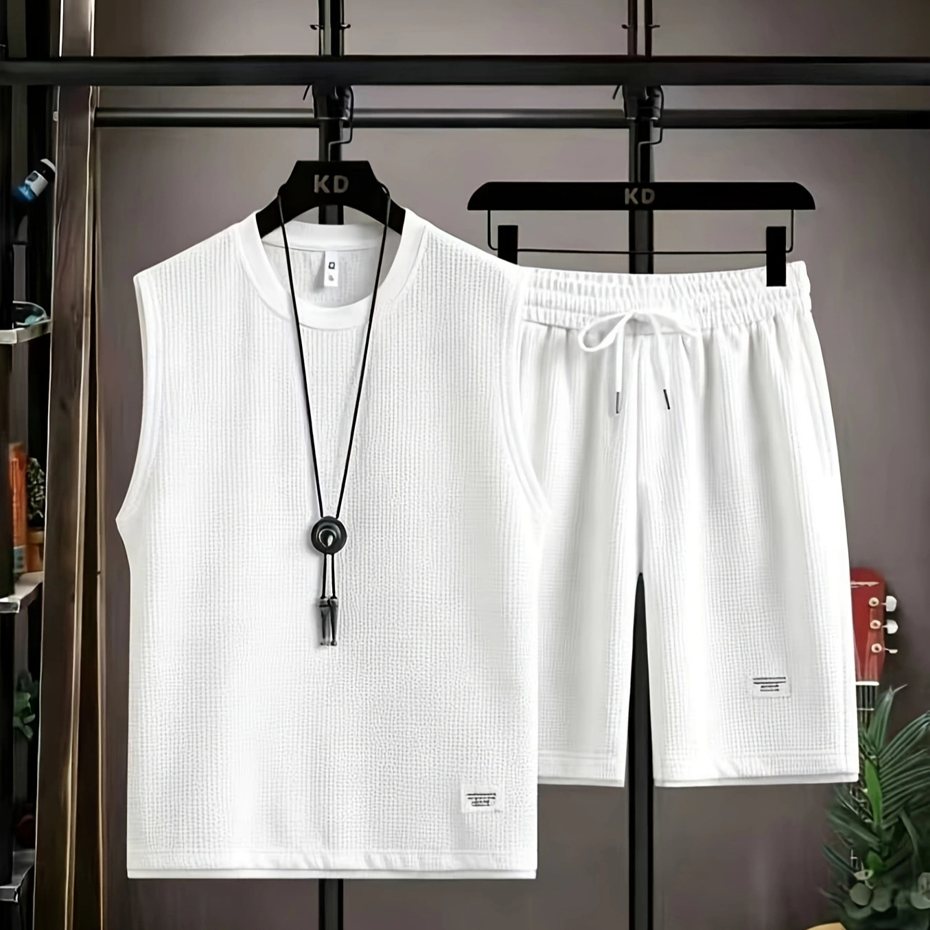 Summer men's vest sets high qu - Mens Fashion Casual recension och pris
