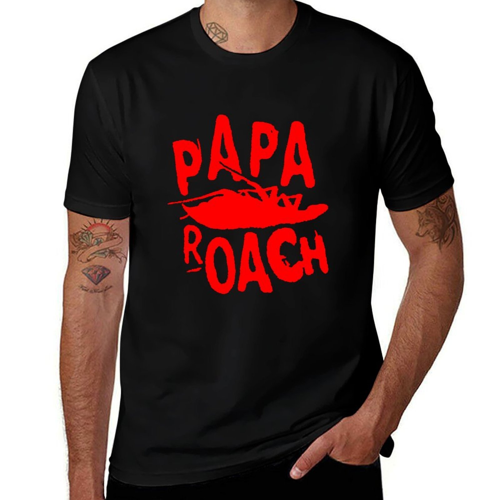 Genre Hard rock logo papa roac - Men'S Fashion Genres recension och pris
