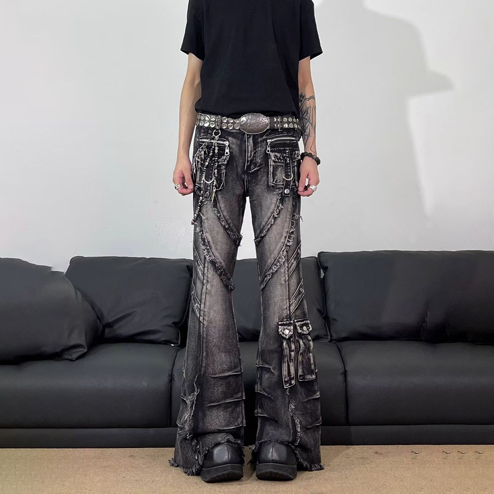 Mens Tassel Pocket Embellished - Men'S Fashion Jeans And Boots recension och pris
