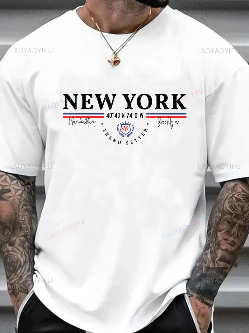 New York Letter Graphic Tee Un - York Men'S Fashion recension och pris