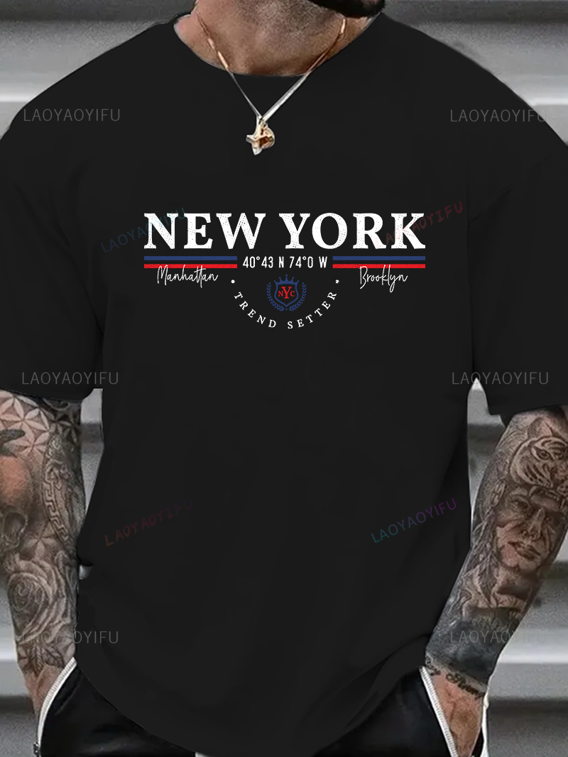 New York Letter Graphic Tee Un - York Men'S Fashion recension och pris