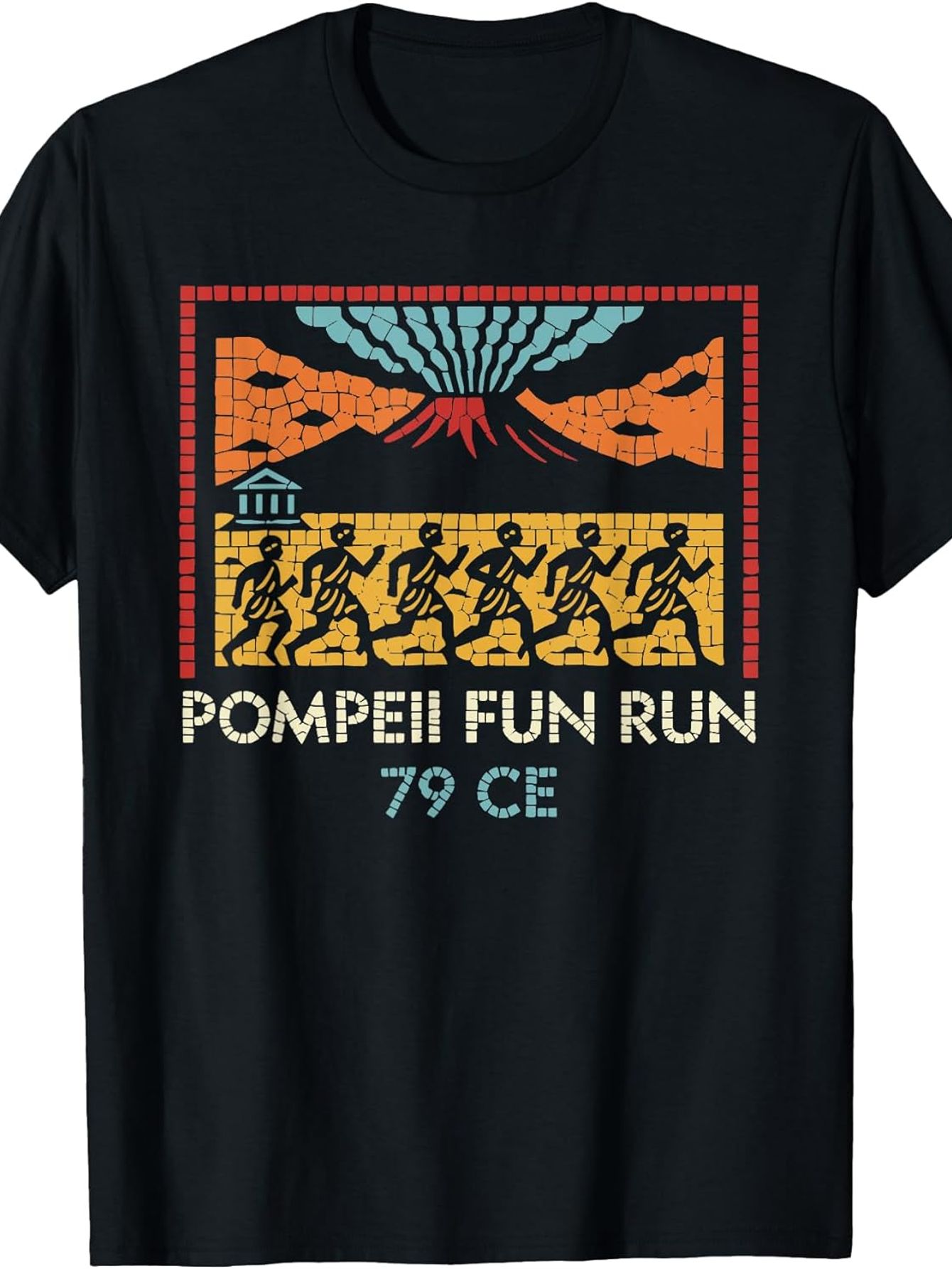 Pompeii Fun Run 79 CE Vintage  - Men'S Fashion History recension och pris