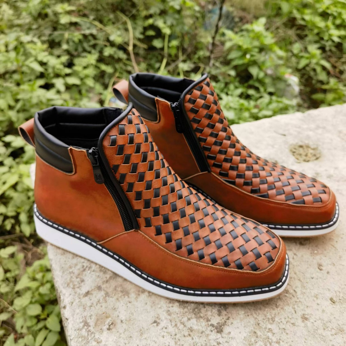 Men's Trend Side Zipper Shoes  - Mens Fashion Trends 2026 recension och pris