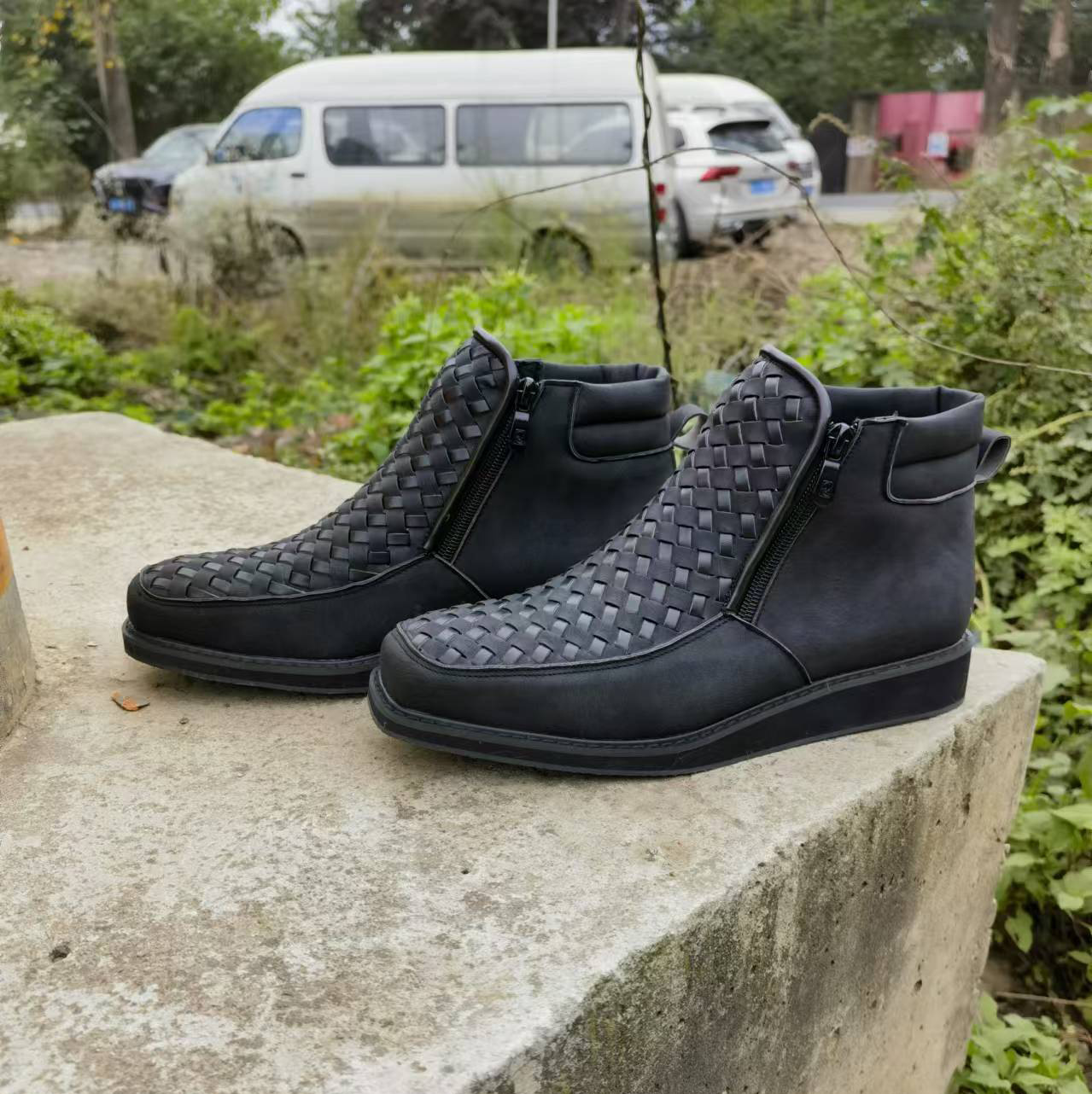 Men's Trend Side Zipper Shoes  - Mens Fashion Trends 2026 recension och pris