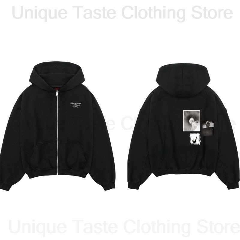 Jackson Wang MAGICMAN 2 Same Z - Mens Fashion Zip Up Hoodies recension och pris