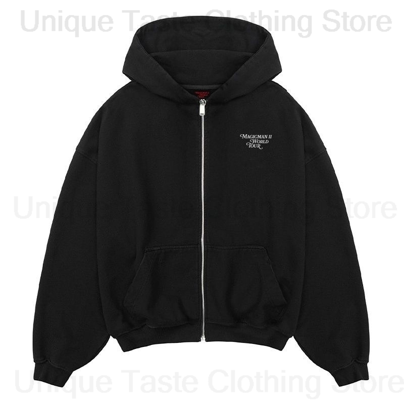 Jackson Wang MAGICMAN 2 Same Z - Mens Fashion Zip Up Hoodies recension och pris