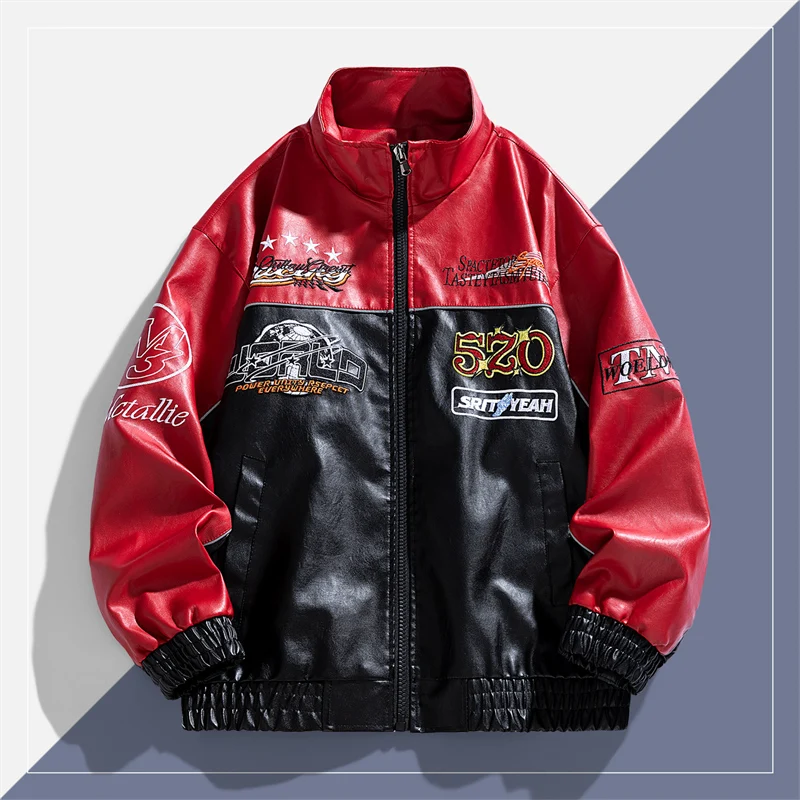 Trend Handsome Winter Outdoor  - Men'S Fashion Leather Jacket recension och pris