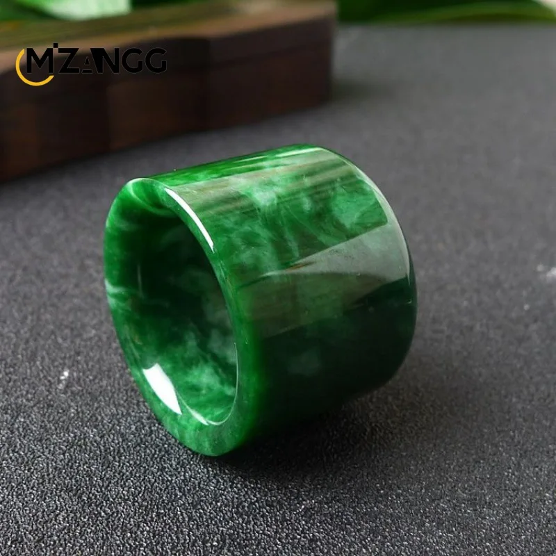 Natural Myanmar Jadeite Ring C - Men Fashion Rave recension och pris