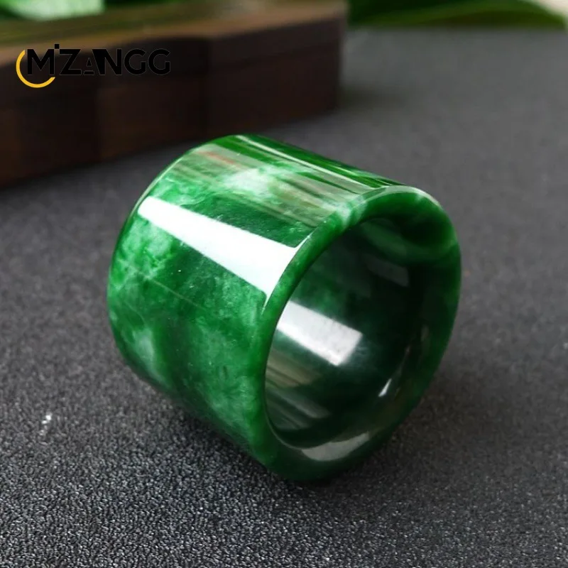 Natural Myanmar Jadeite Ring C - Men Fashion Rave recension och pris