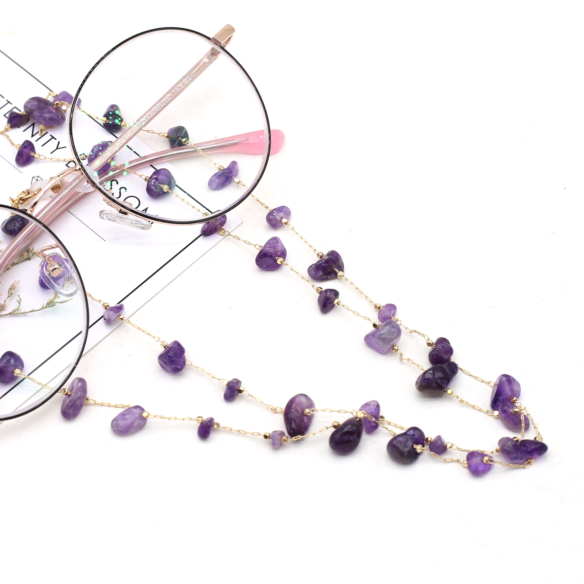 Natural Amethyst Stone Beaded  - Men Fashion Rave recension och pris