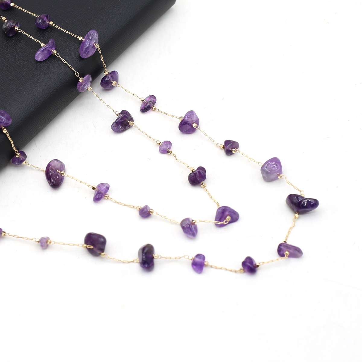 Natural Amethyst Stone Beaded  - Men Fashion Rave recension och pris