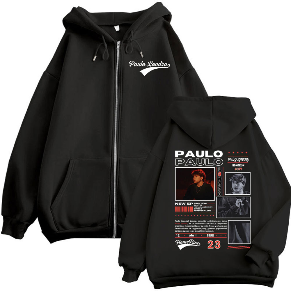 Rapper Paulo Londra Homerun Al - Mens Fashion Zip Up Hoodies recension och pris