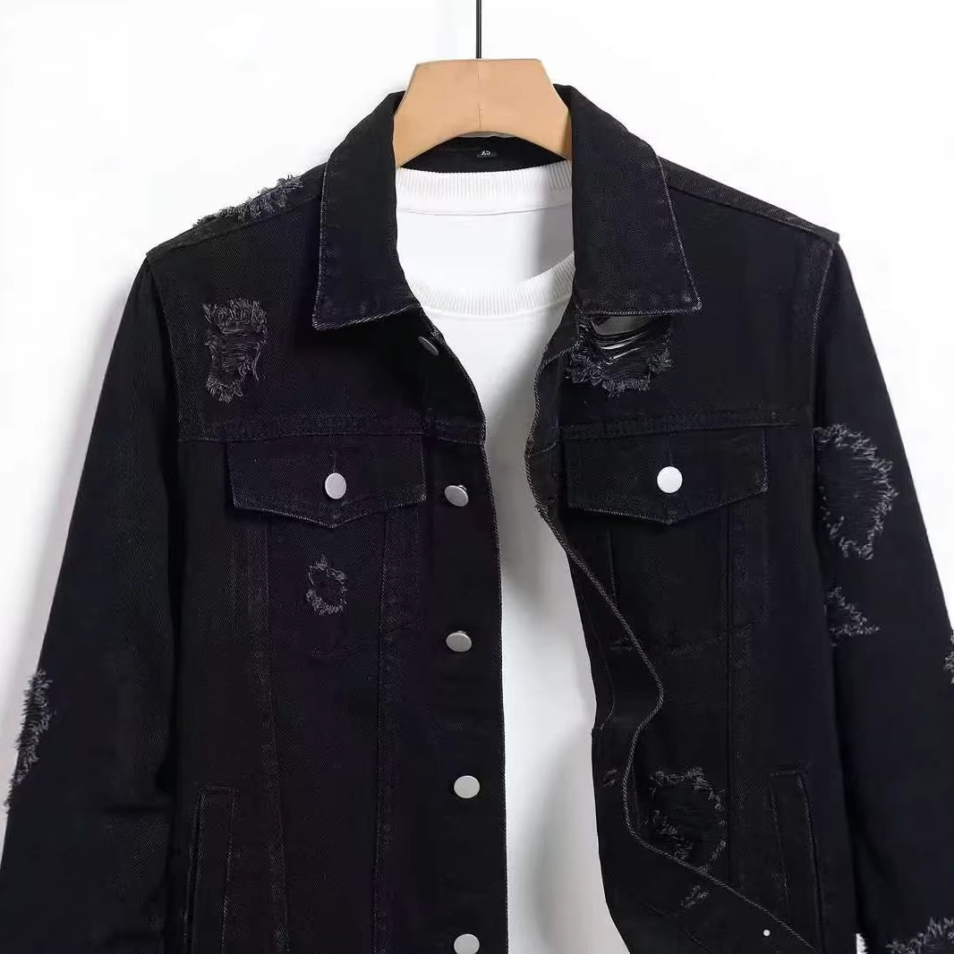 New Fashion Autumn Winter Men  - Mens Fashion Denim Jacket recension och pris