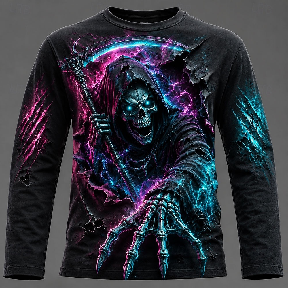 Halloween Men 3D Graphic Print - Men Fashion Upper recension och pris