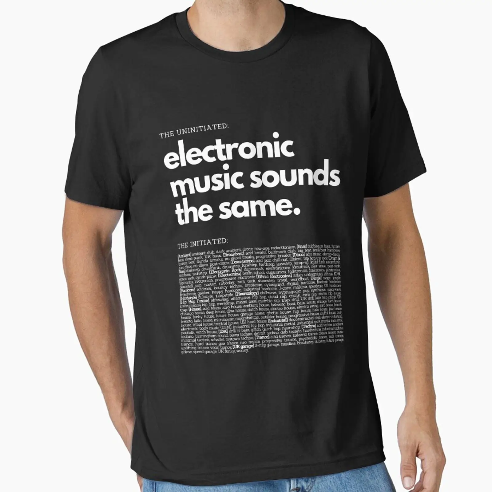 Electronic Music Genre Funny T - Men'S Fashion Genres recension och pris