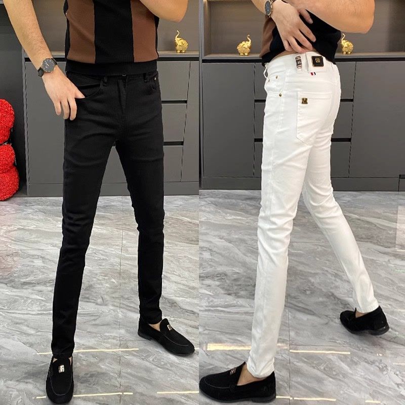 White Jeans Men's European Goo - Men'S Fashion Jeans And Boots recension och pris