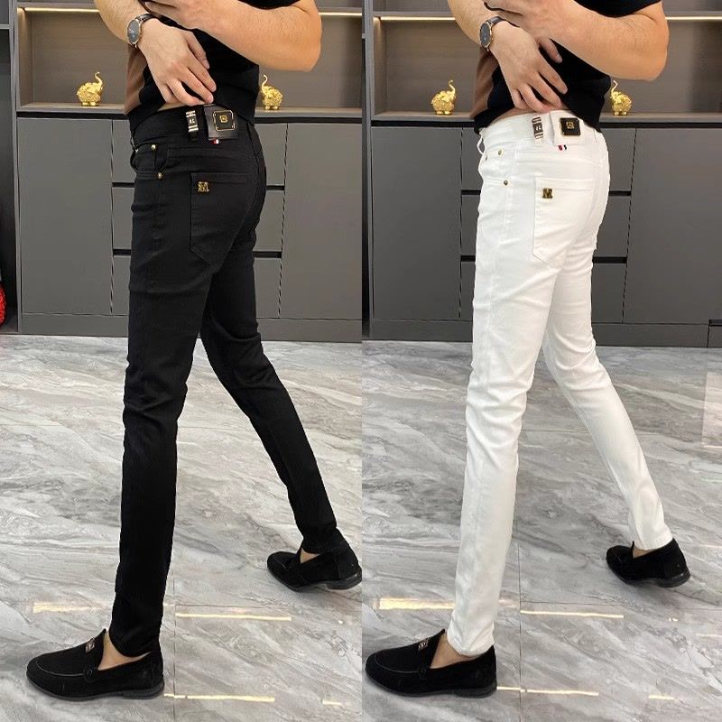 White Jeans Men's European Goo - Men'S Fashion Jeans And Boots recension och pris