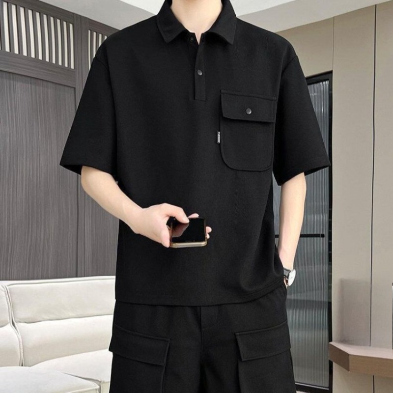 Men's Summer Short Sleeve Polo - Polo Shirt Slim recension och pris