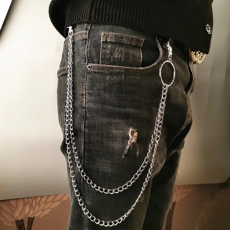 Layer Metal Belt Chain Punk Ho - Men Fashion Rave recension och pris