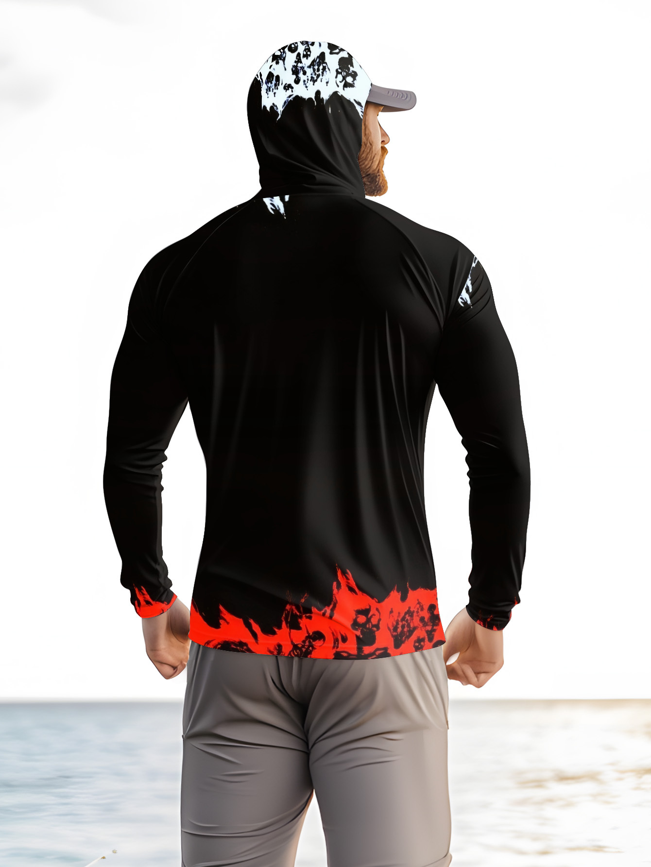 Men Hood Fishing Shirt long sl - Men Fashion Upper recension och pris