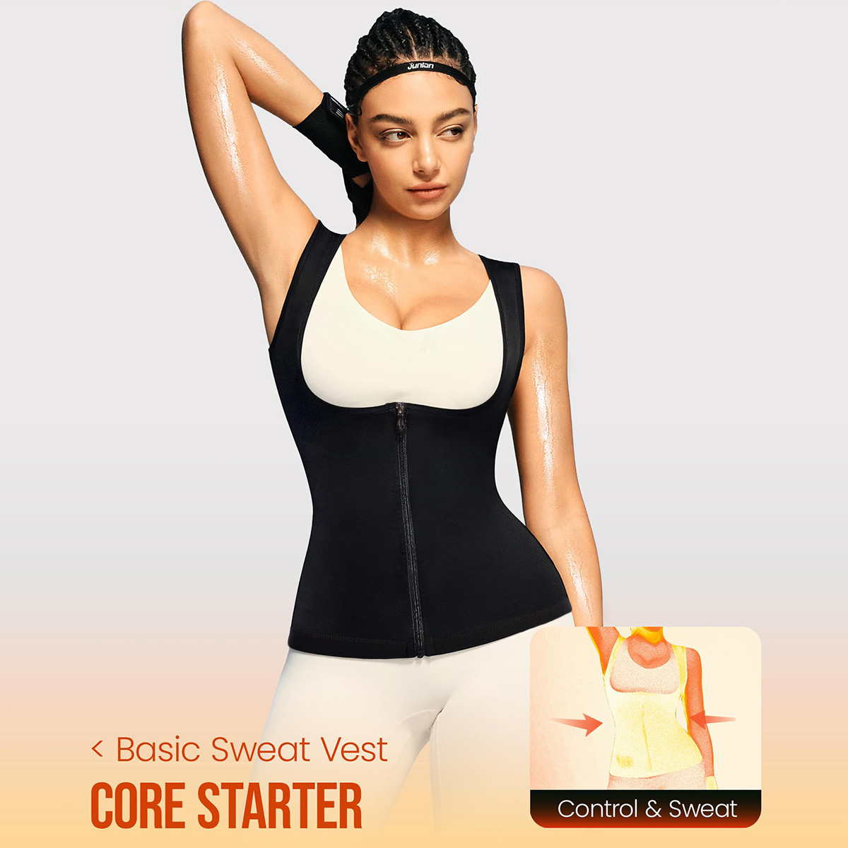 1PCS Women’s Sweat Vest for We - Compression Shirt Workout recension och pris