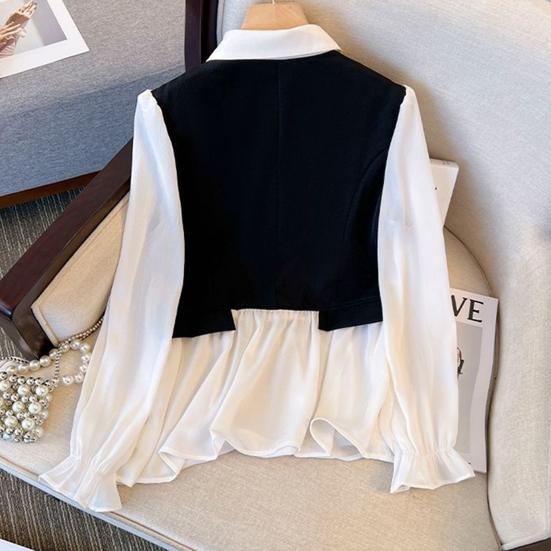 Korean Chiffon 2 Pieces Sets S - Polo Shirt Slim recension och pris