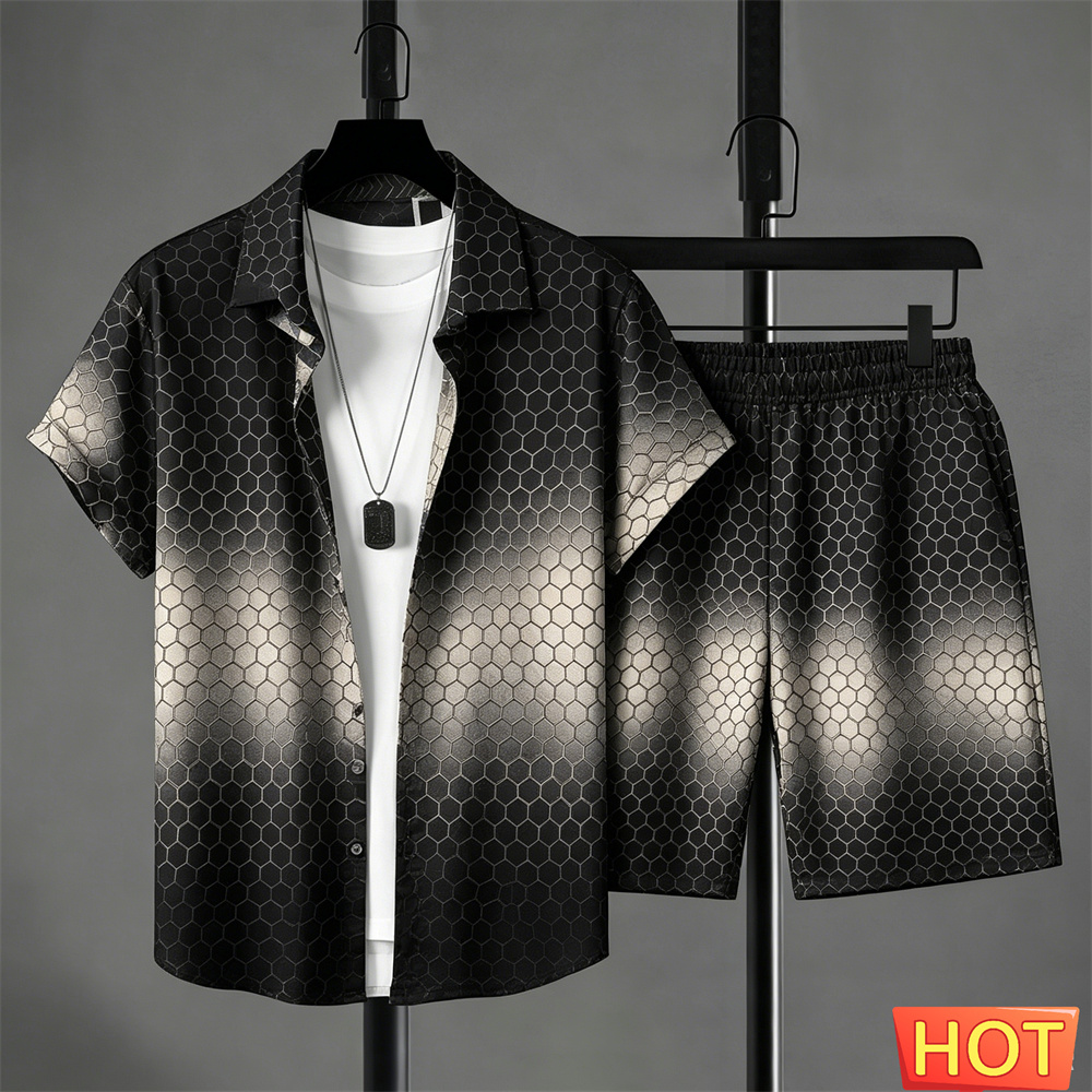 Summer Outfits Man Shirt Set G - Men Fashion Upper recension och pris