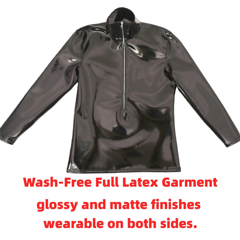 Sexy Men PVC Glossy Shiny Long - Men Fashion Upper recension och pris