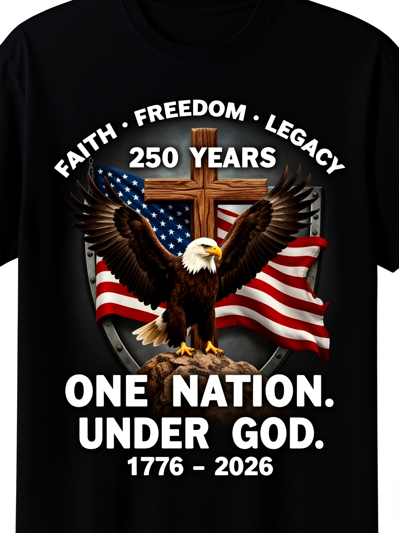 U.S. 250th Anniversary T-shirt - Men'S Fashion History recension och pris