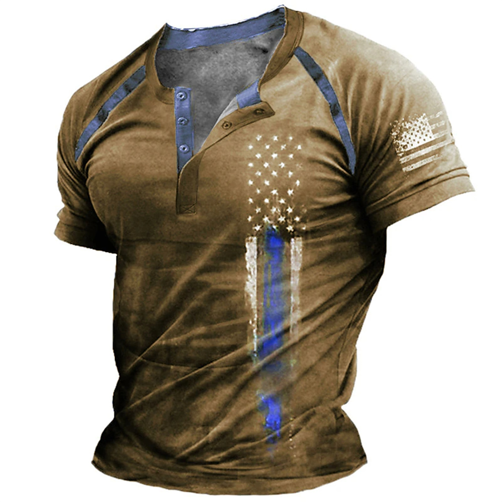 Funny 3D American Flag Print M - Men Fashion Upper recension och pris