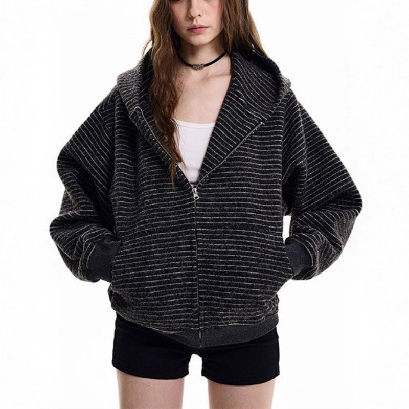 2026 Autumn Winter New Retro S - Mens Fashion Zip Up Hoodies recension och pris