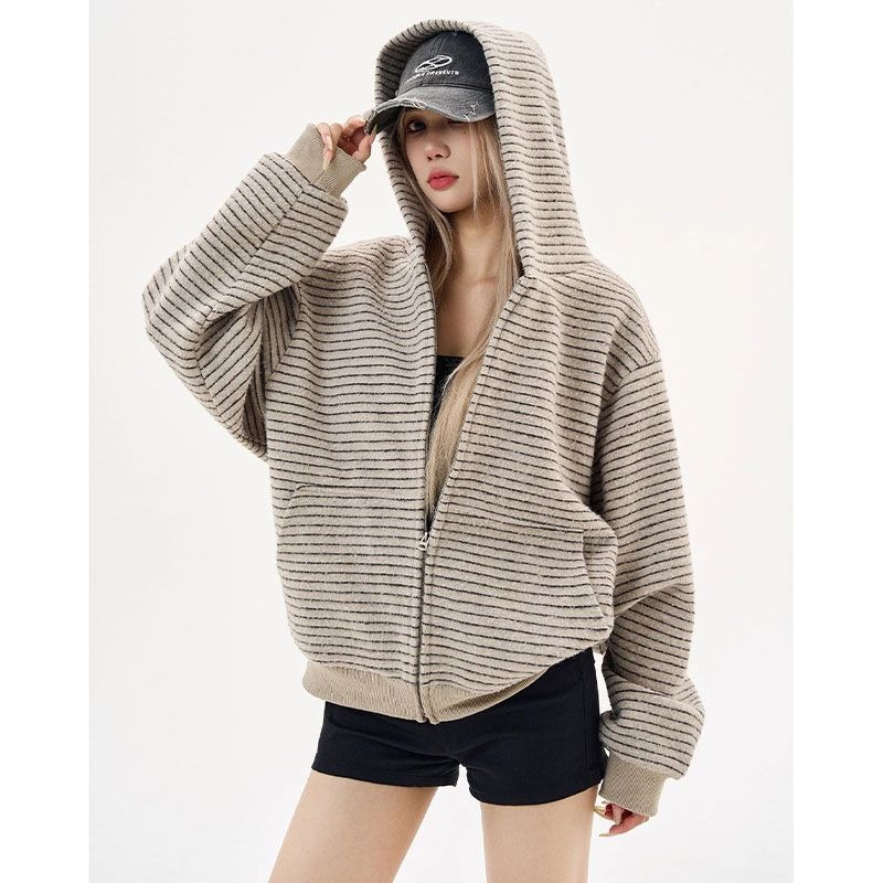 2026 Autumn Winter New Retro S - Mens Fashion Zip Up Hoodies recension och pris