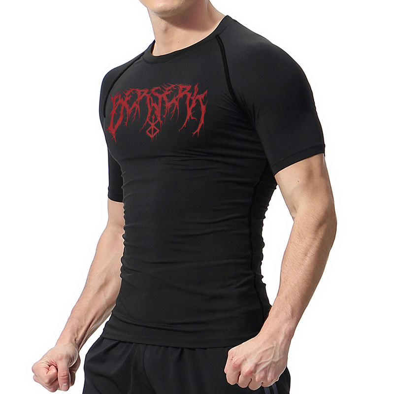 Gym Workout Rash Guard for Men - Compression Shirt Workout recension och pris