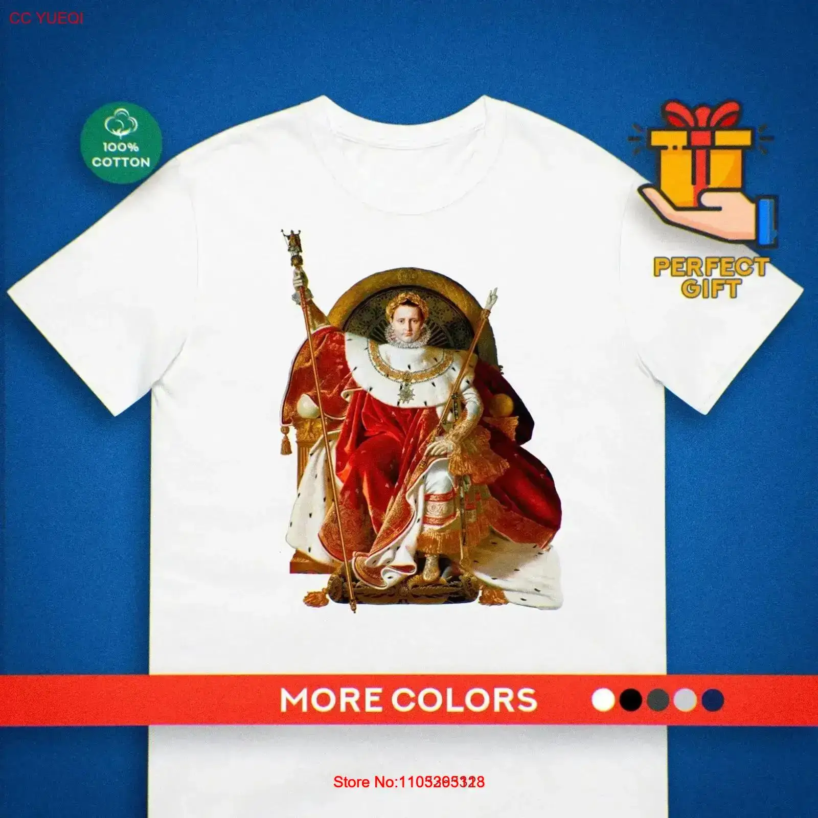 Napoleon T Shirt Ingres Painti - Men'S Fashion History recension och pris